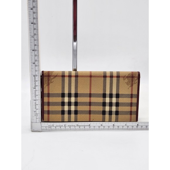 BURBERRY RED LONG WALLET 201BURXCH - Picture 2 of 12